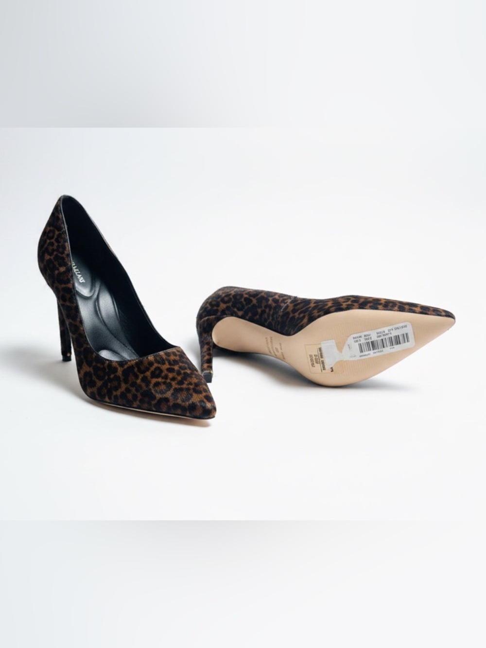 Leopard Print Pointed-Toe High Heels - Picture 2 of 16